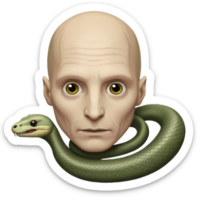 Voldemort half body sticker