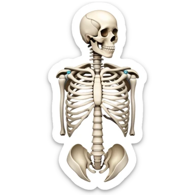 Rib cage  sticker