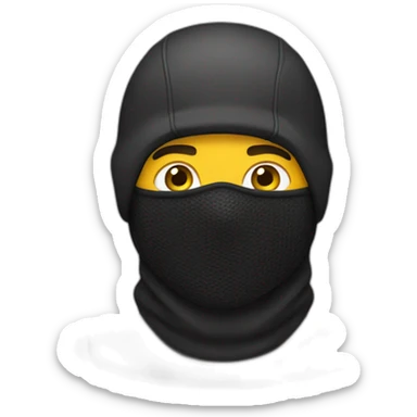 young-man-with-balaclava sticker