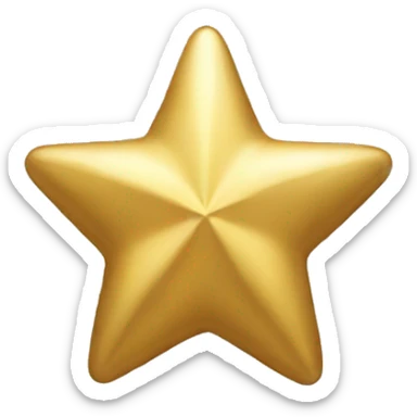 gold star sticker