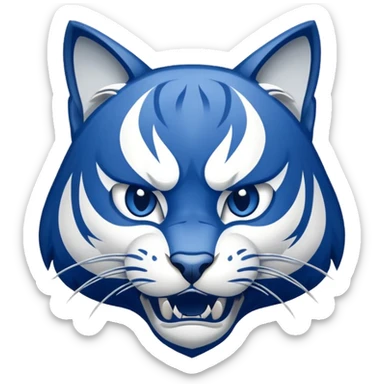 UNH Wildcat logo sticker