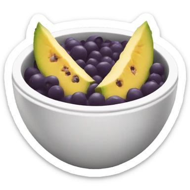 Acai bowl sticker