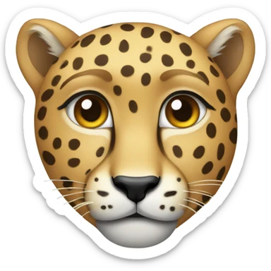 Cheetah sticker
