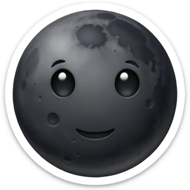 black moon sticker