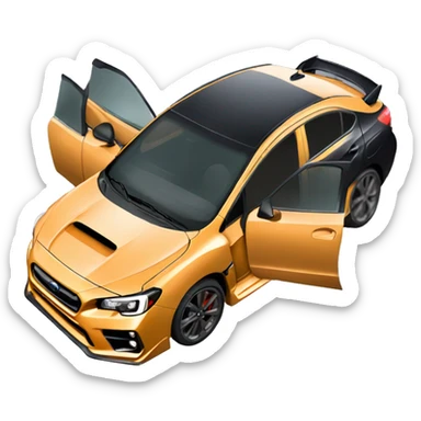 Subaru WRX hatchback sticker