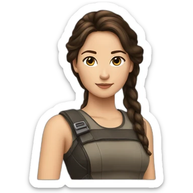 Katniss evaerdeen sticker