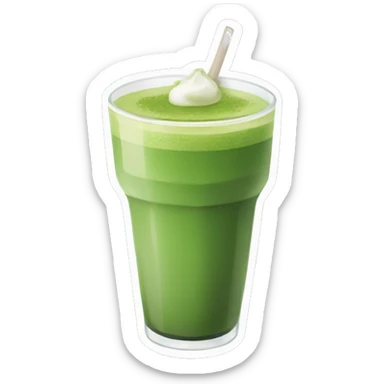 Matcha drink sticker