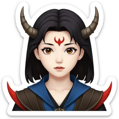 Rumi from animetion Korean kpop demon hunter   sticker