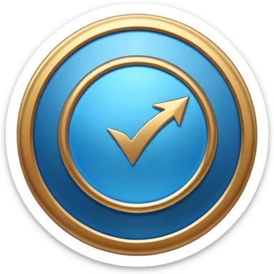 Mack a one Instagram blue tick in circle and aroows sticker