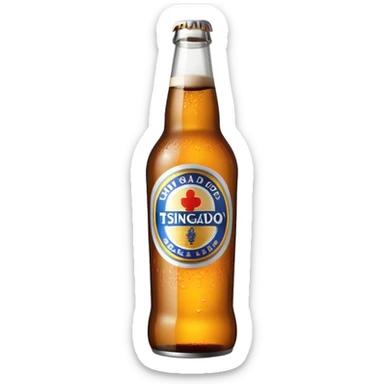 Cool Tsingdao beer sticker