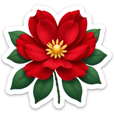 FLOR DE NOCHE BUENA sticker