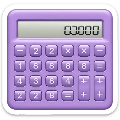 LILAC CALCULATOR sticker