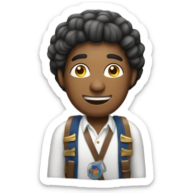 Colombian guy traveling around the world on a cruise ship sticker