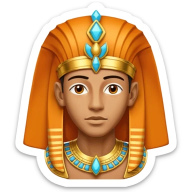 orange Pharaoh sticker