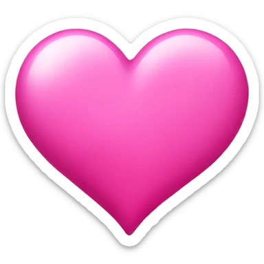 Pink shiny hearts sticker