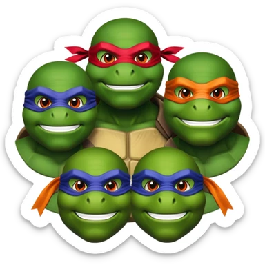 ninja turtles  sticker