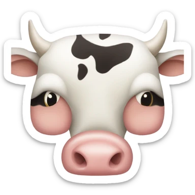 Cows udder sticker