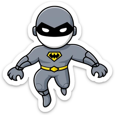 shape-shifting superhero with multiple arms sticker