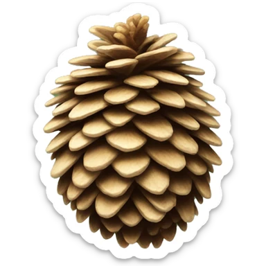pinecone sticker