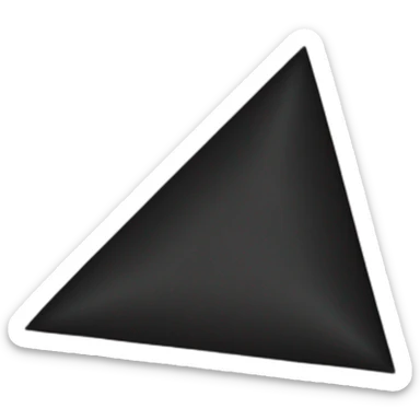 black triangle sticker