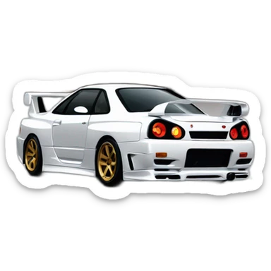 Skyline gtr 34 sticker