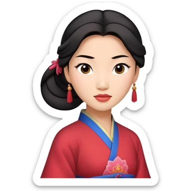 princess mulan sticker