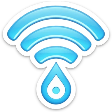 wifi light signal sticker