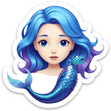 mystic mermaid sticker
