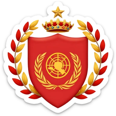 Hazme un emoji con el logo de la falange española sticker