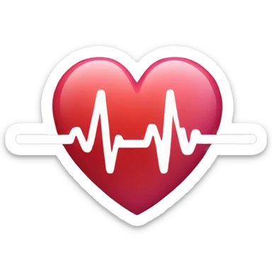 Heartbeat  sticker