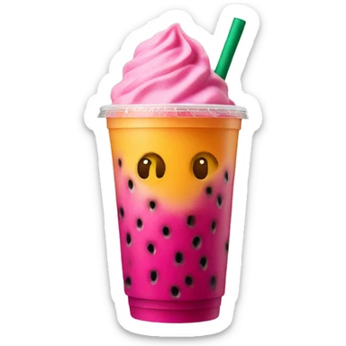 Starbucks Mango dragonfruit Refresher sticker