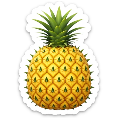 upside down pineapple sticker