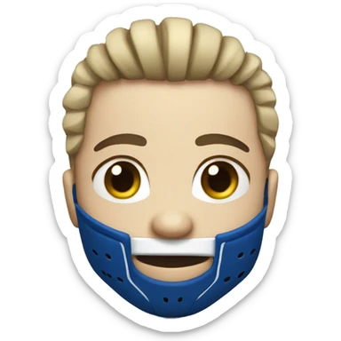 Ice hockey player sticker