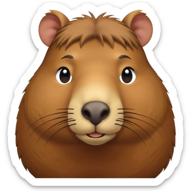 Capybara sticker