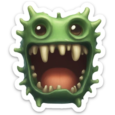 mimic monster sticker