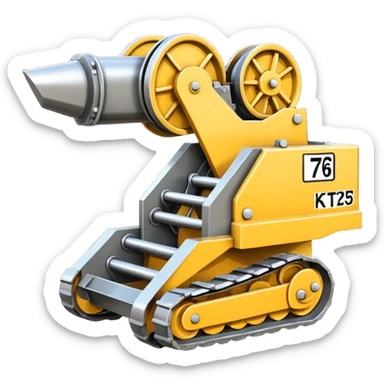 An Emoji of a KPI FT2650 Rock Crusher sticker