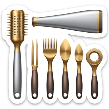 hair tools sticker