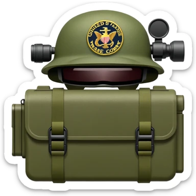 United state marine corps MRVR AMK23A1  sticker