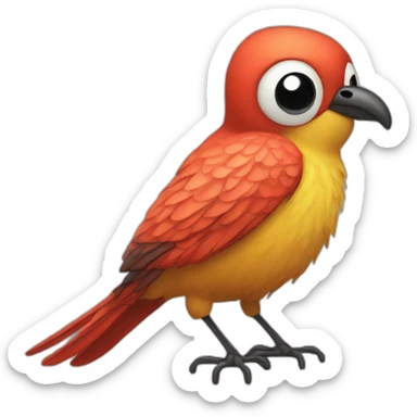 Spiderbird sticker