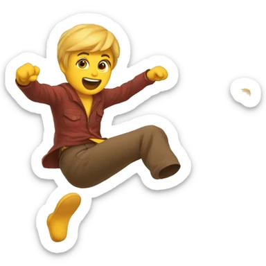 emoji salto arriere sticker