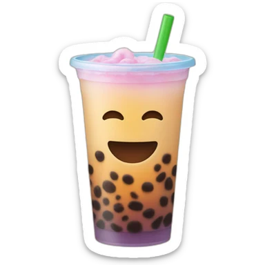 COVID IN BOBA TEA sticker