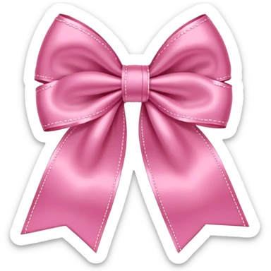 Cute girly bows sticker