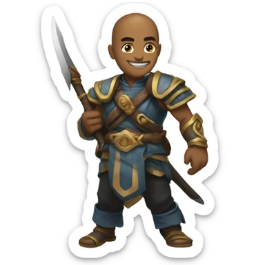 kai sa from league of leg sticker