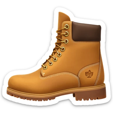 Сделай пару ботинок Timberland в классической расцветке sticker