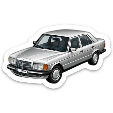 Mercedes SEL AmG sticker