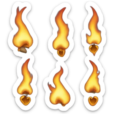 squelette qui crache du feu sticker