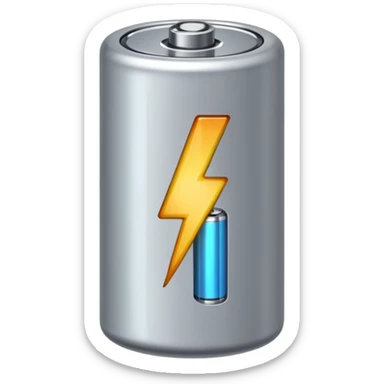 battery full charged sticker