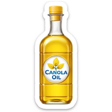 Canola oil sticker