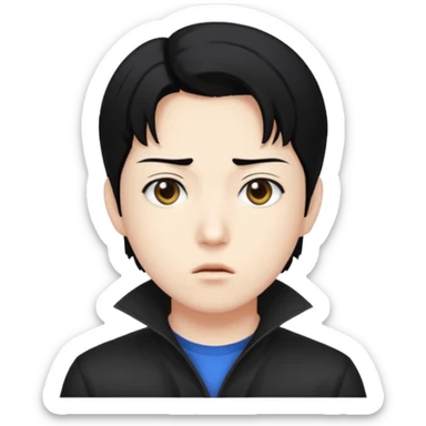 solo leveling anime character sung jinwoo sticker