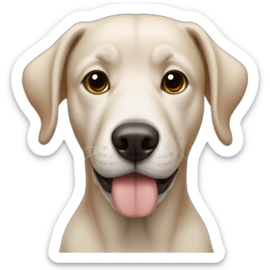 dog-without-nose sticker